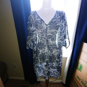 Cha Cha Vente Women's 3X Sheer Shirt